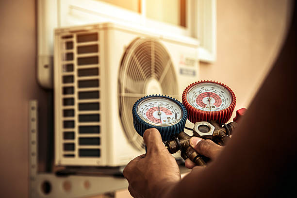Professional Furnace Repair technician working in Reading, MI